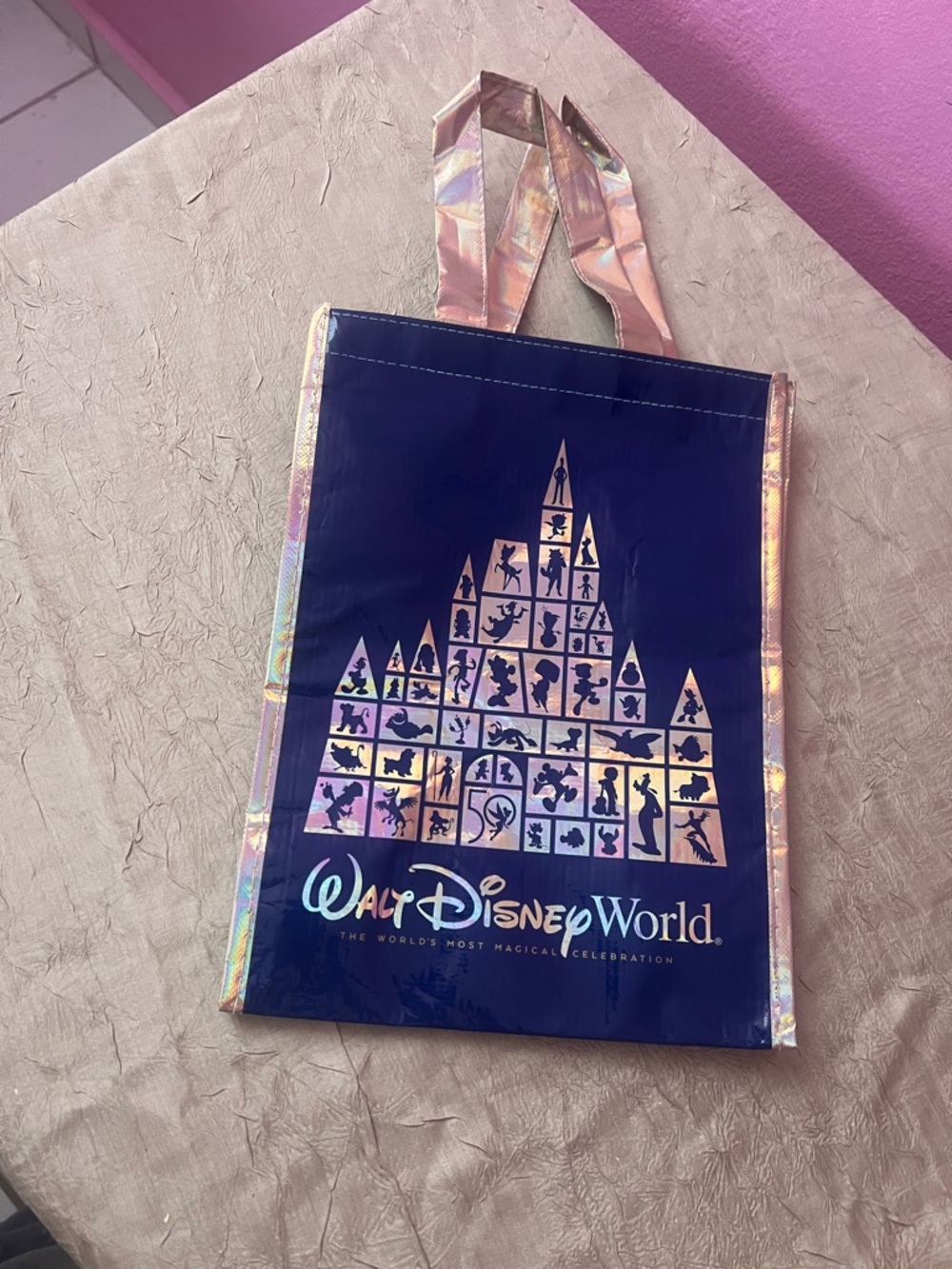 Disney World 50th Anniversary Reusable Tote Bag NWT